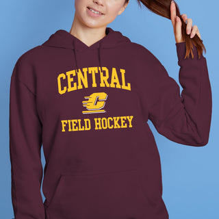 Central Michigan Arch Logo Field Hockey Hoodie - Maroon