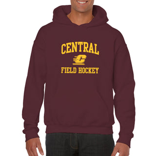 Central Michigan Arch Logo Field Hockey Hoodie - Maroon