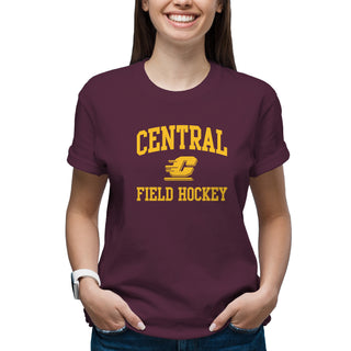 Central Michigan Arch Logo Field Hockey T-Shirt - Maroon
