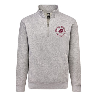 Central Michigan Old School Circle 1/4 Zip - Oxford