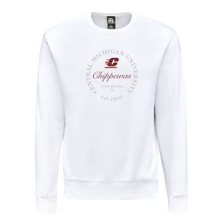 Central Michigan Roundabout BTB Crewneck - White