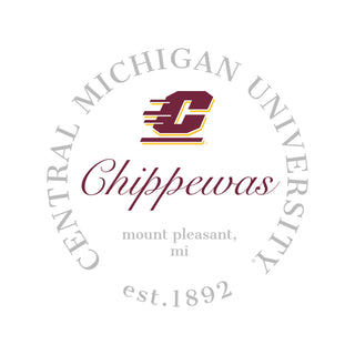 Central Michigan Roundabout BTB Crewneck - White
