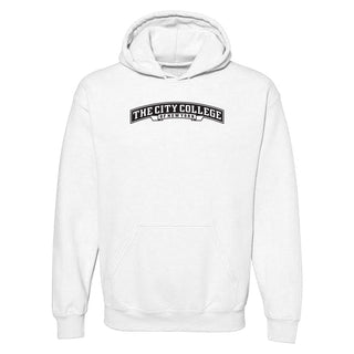 City College of New York Beavers Arch Logo Hoodie - White