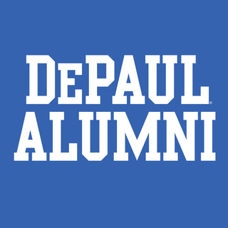 DePaul University Blue Demons Alumni Basic Block Short Sleeve T Shirt - Royal