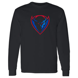 DePaul Primary Logo Long Sleeve - Black