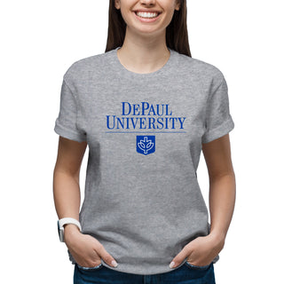DePaul Institutional Logo T-Shirt - Sport Grey