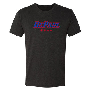 DePaul Athletic Wordmark NLA Triblend T-Shirt