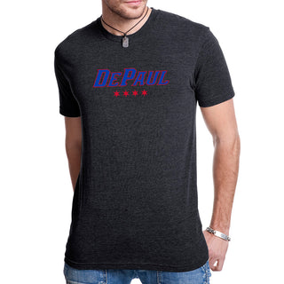 DePaul Athletic Wordmark NLA Triblend T-Shirt