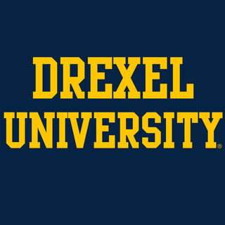 Drexel University Dragons Basic Block T-Shirt - Navy
