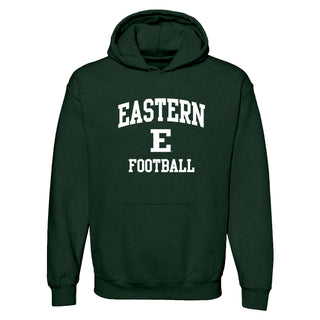 Eastern Michigan Arch Logo Football Hoodie - Forest