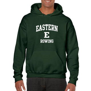 Eastern Michigan Arch Logo Rowing Hoodie - Forest