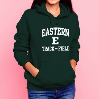 Eastern Michigan Arch Logo Track & Field Hoodie - Forest