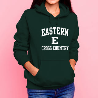 Eastern Michigan Arch Logo Cross Country Hoodie - Forest