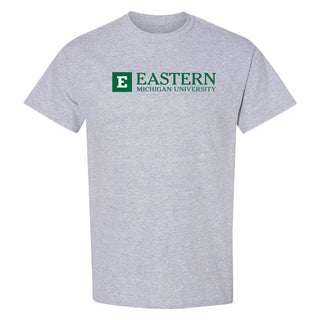 Eastern Michigan Institutional Logo T-Shirt - Sport Grey