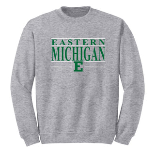 Eastern Michigan Headline Crewneck - Sport Grey