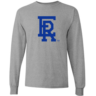 Embry-Riddle Aeronautical University Eagles Daytona Primary Logo Long Sleeve T Shirt - Sport Grey