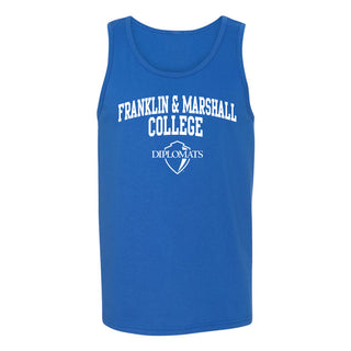 Franklin & Marshall College Diplomats Arch Logo Tank Top - Royal