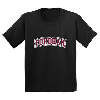 Fordham University Rams Basic Block Youth T-Shirt - Black