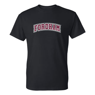 Fordham University Rams Basic Block T-Shirt - Black