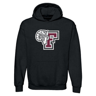 Fordham University Rams Primary Logo Hoodie - Black