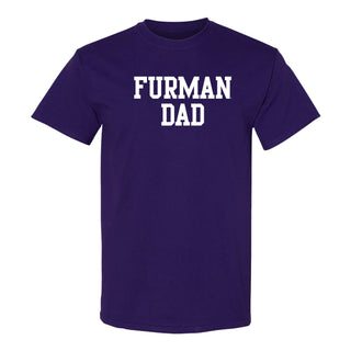 Furman Basic Block Dad T-Shirt - Purple