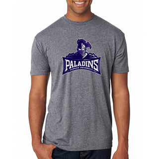 Furman Mascot Spirit Mark Triblend T-Shirt - Premium Heather