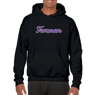 Furman Basic Script Hoodie - Black