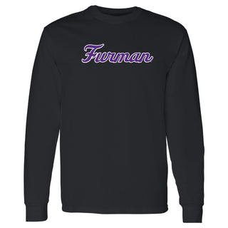 Furman Basic Script Long Sleeve - Black