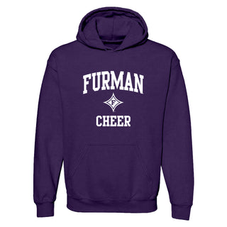 Furman Arch Logo Cheer Hoodie - Purple