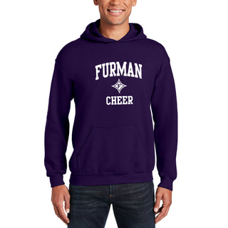 Furman Arch Logo Cheer Hoodie - Purple