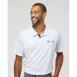 Alpha Kappa Lambda Greek Letter LC Oakley Hydrolix Polo - White