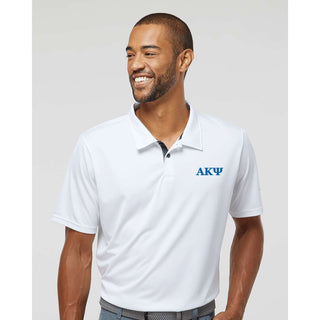 Alpha Kappa Psi Greek Letter LC Oakley Hydrolix Polo - White