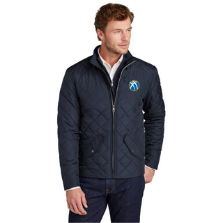 Alpha Kappa Psi Primary Logo LC Brooks Brothers Quilted Jacket - Night Navy