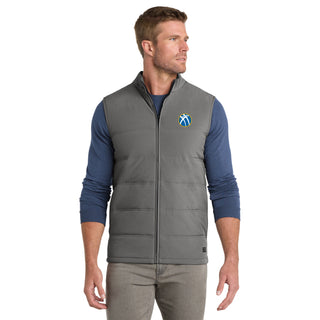 Alpha Kappa Psi Primary Logo LC Travis Mathew Cold Bay Vest - Quiet Shade Grey