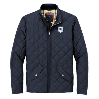 Beta Theta Pi Primary Logo LC Brooks Brothers Quilted Jacket - Night Navy