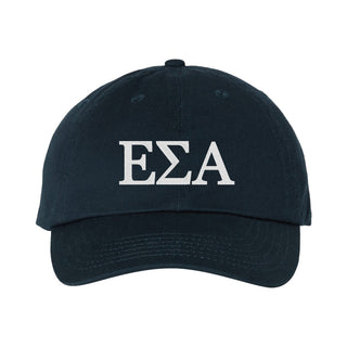 Epsilon Sigma Alpha Greek Letter Unstructured Hat
