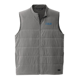 Pi Kappa Phi Greek Letter Block LC Travis Mathew Cold Bay Vest - Quiet Shade Grey