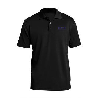 Pi Sigma Epsilon Greek Letter LC EMB Polo