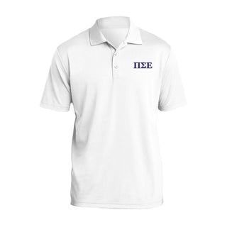 Pi Sigma Epsilon Greek Letter LC EMB Polo
