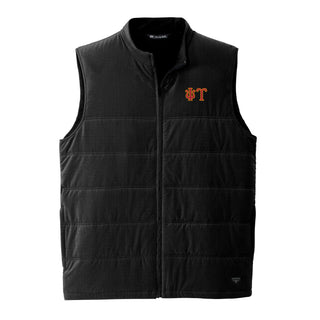 Psi Upsilon Greek Letter Block LC Travis Mathew Cold Bay Vest - Black