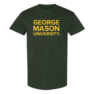 George Mason University Patriots Basic Block T-Shirt - Forest