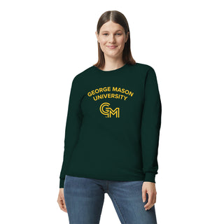 George Mason University Patriots Arch Logo Long Sleeve - Forest
