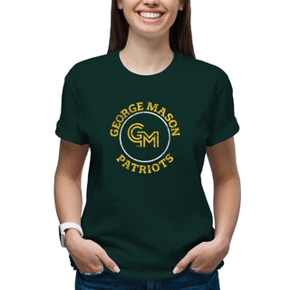 George Mason University Patriots Distressed Circle Logo T-Shirt - Forest