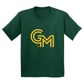 George Mason University Patriots Primary Logo Youth T-Shirt - Forest