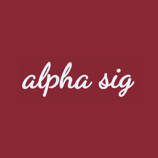 Alpha Sigma Alpha Greek Script Hat