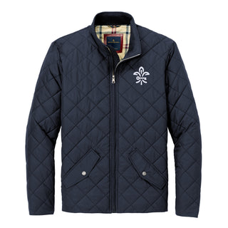 Kappa Kappa Gamma Primary Logo LC Brooks Brothers Quilted Jacket - Night Navy