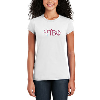 Pi Beta Phi Greek Letter Logo Womens T-Shirt