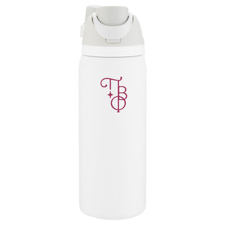 Pi Beta Phi Logo Owala 32oz Freesip Bottle - Shy Marshmallow