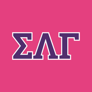 Sigma Lambda Gamma Greek Letter Block Crewneck Sweatshirt