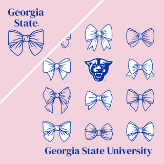 Georgia State Bow Bliss T-Shirt - Light Pink